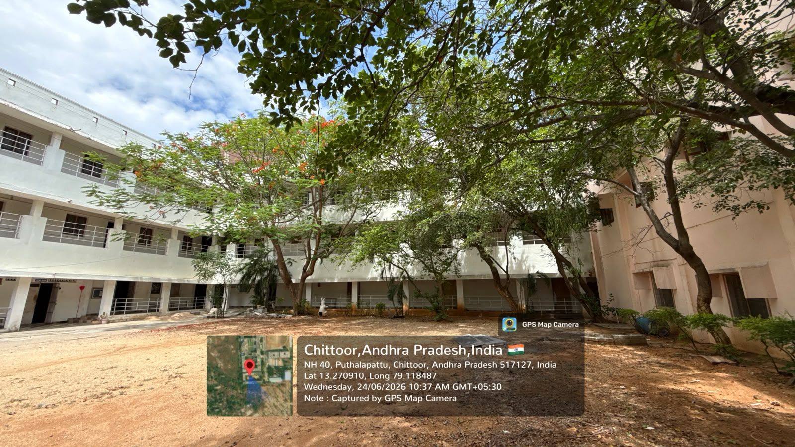 The campus building and grounds